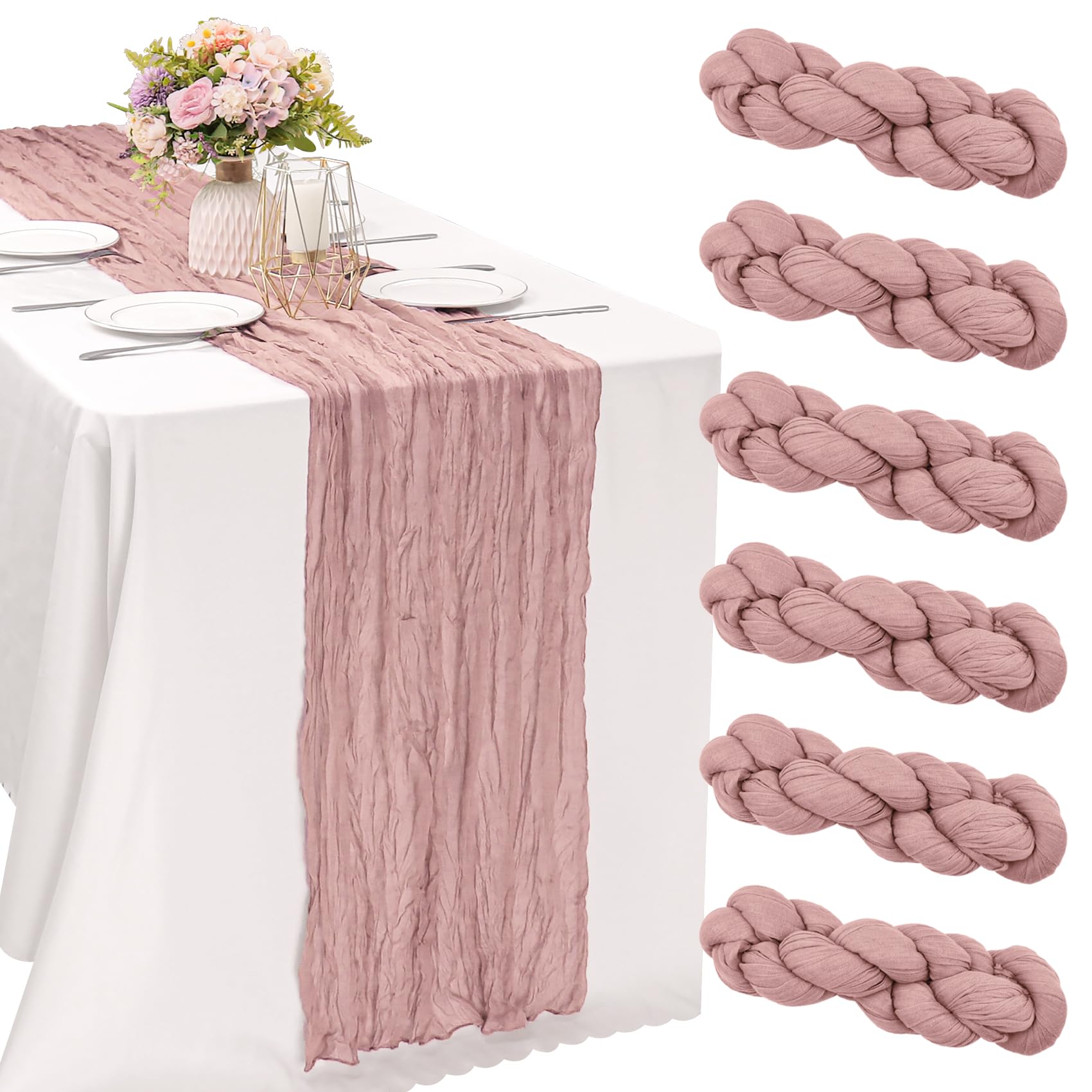Dusty Pink-35" x 120"-1 Pack