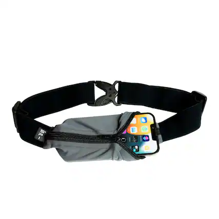 Front. SPIBelt - The Original Running Belt - Anthracite.