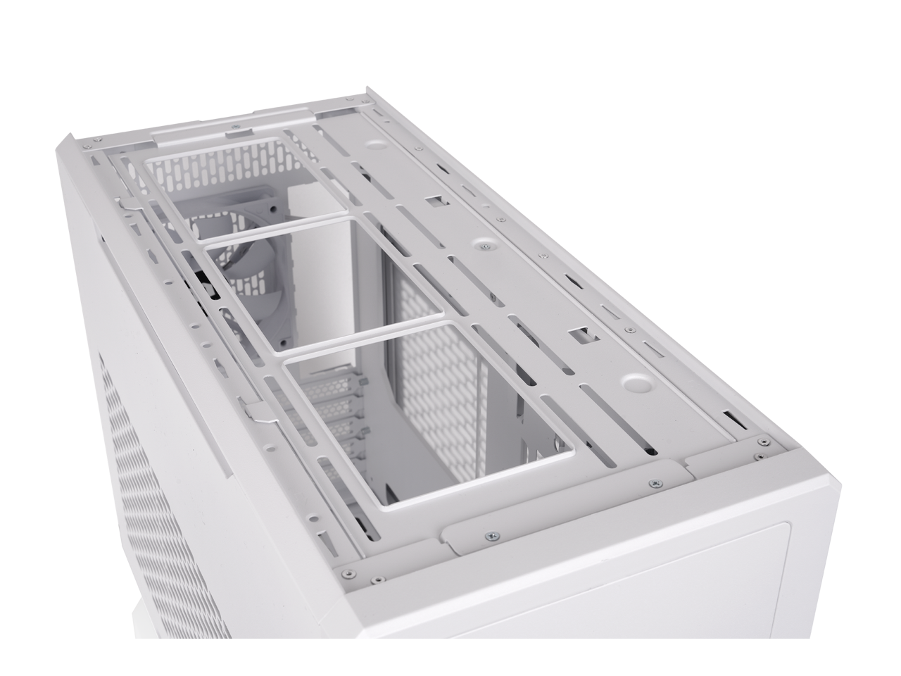 Alt View 8. Thermaltake - Thermaltake TR200 WS Micro-ATX/ITX Chassis with Wood Trim - Snow White - Snow.