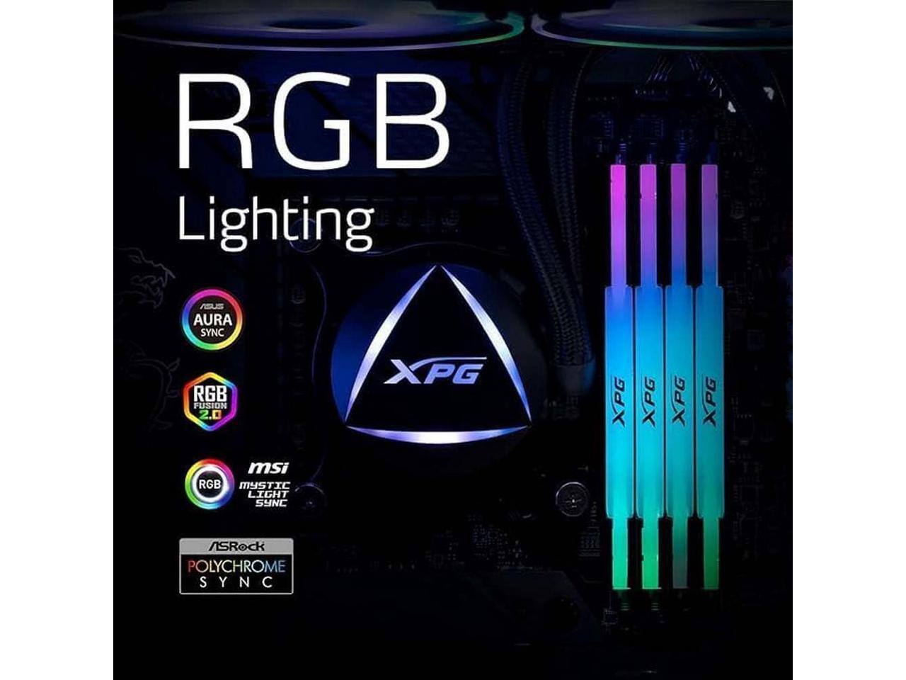 RGB Lighting  
AGUS AURA SYNC RGB FUSION 2.0  
XPG XPG XPG XPG XPG  
msi RGB MYSTIC LIGHT SYNC  
ASRock POLYCHROME SYNC