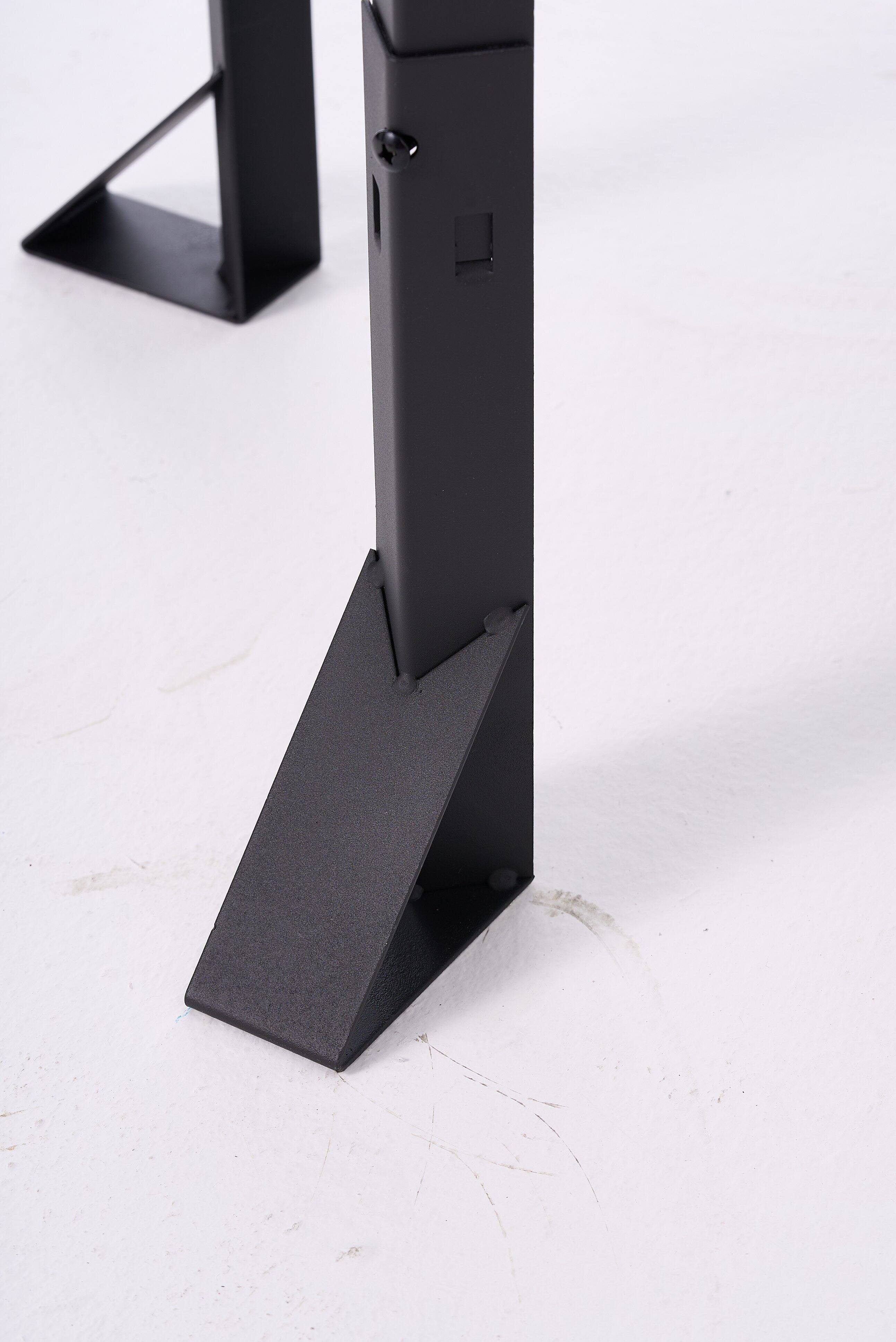 Alt View 4. Fire Riot - Dual Jet Burner with Side Table - Black.