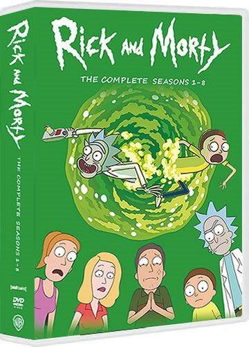 Front. Rick and Morty : Complete Series, Season 1-8 (DVD).
