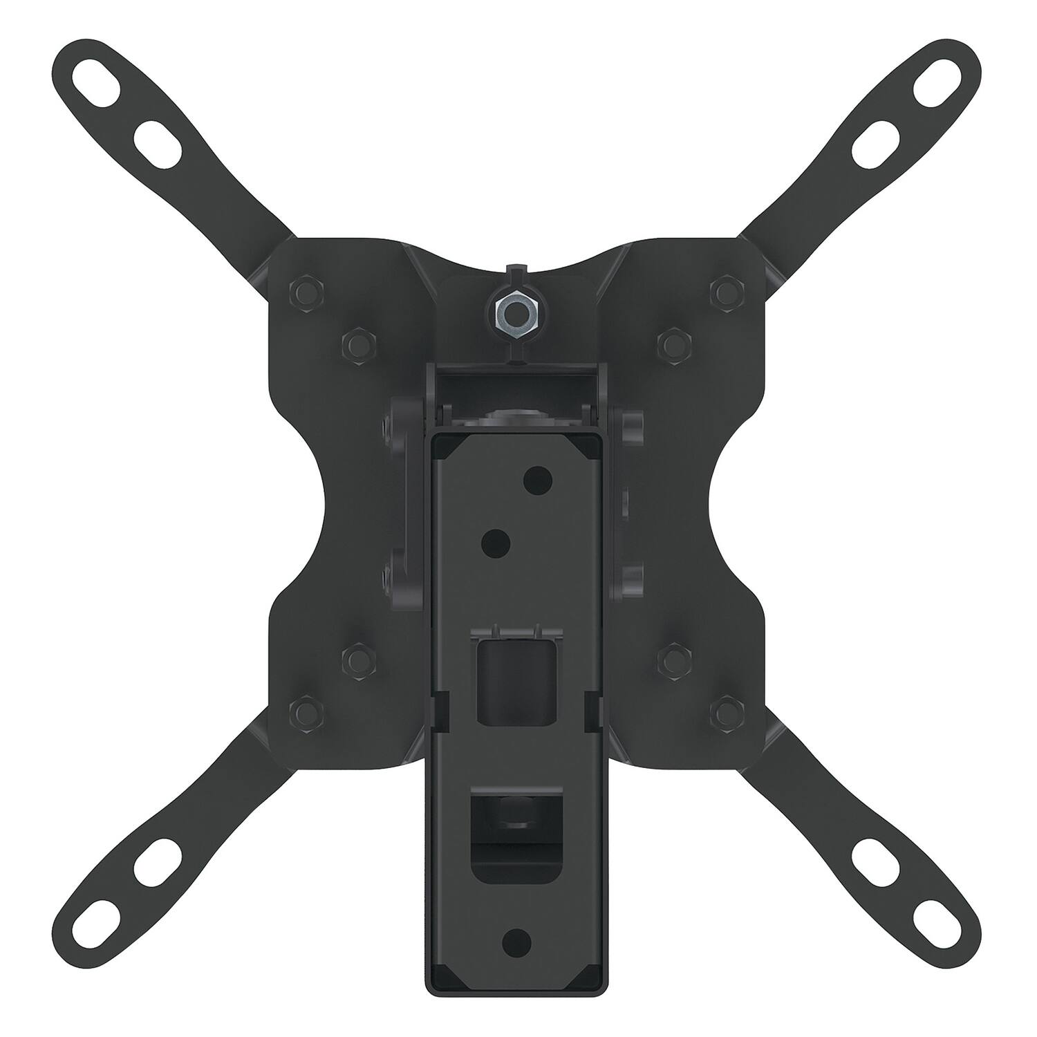 Left. Manhattan - Articulating TV Wall Mount for 13" to 43" TVs, 200 x 200 Max VESA, Holds up to 44 Lbs - Black.