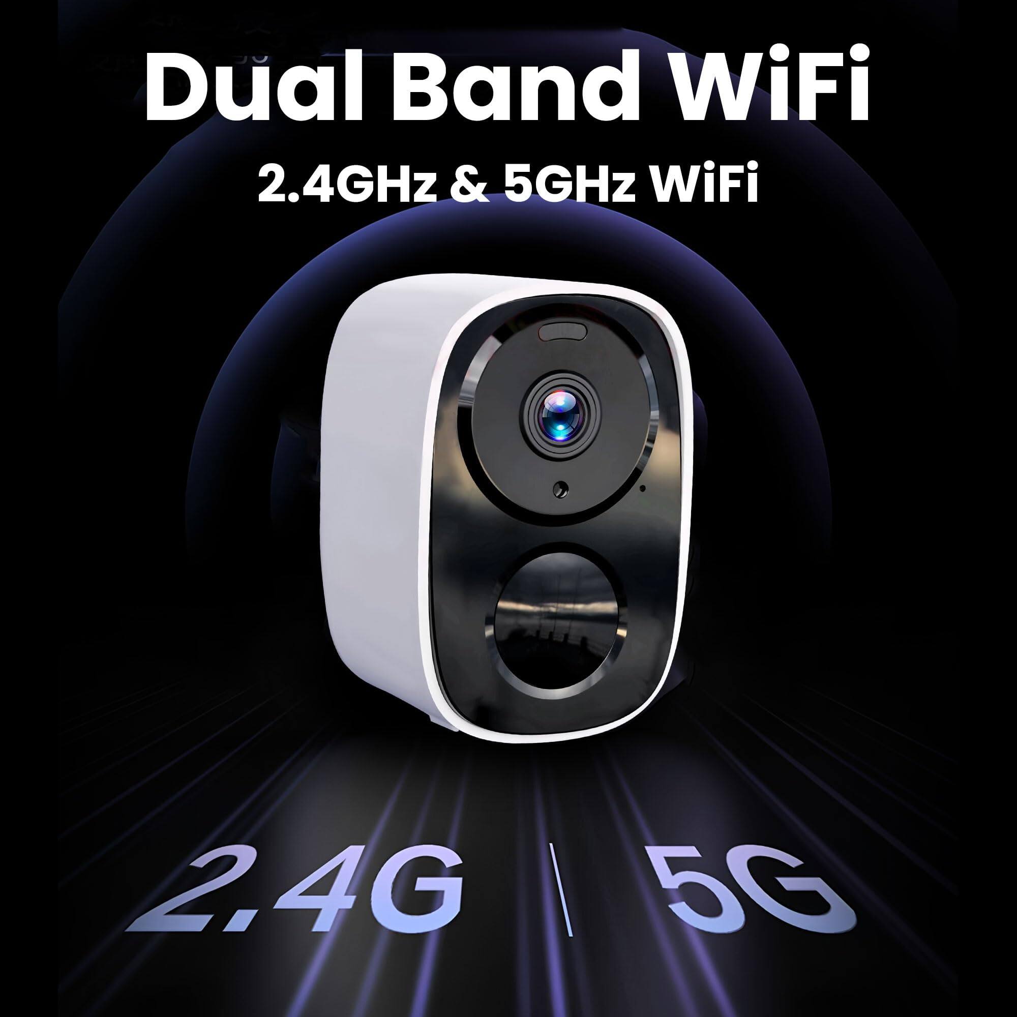 Dual Band WiFi  
2.4GHz & 5GHz WiFi  

2.4G | 5G