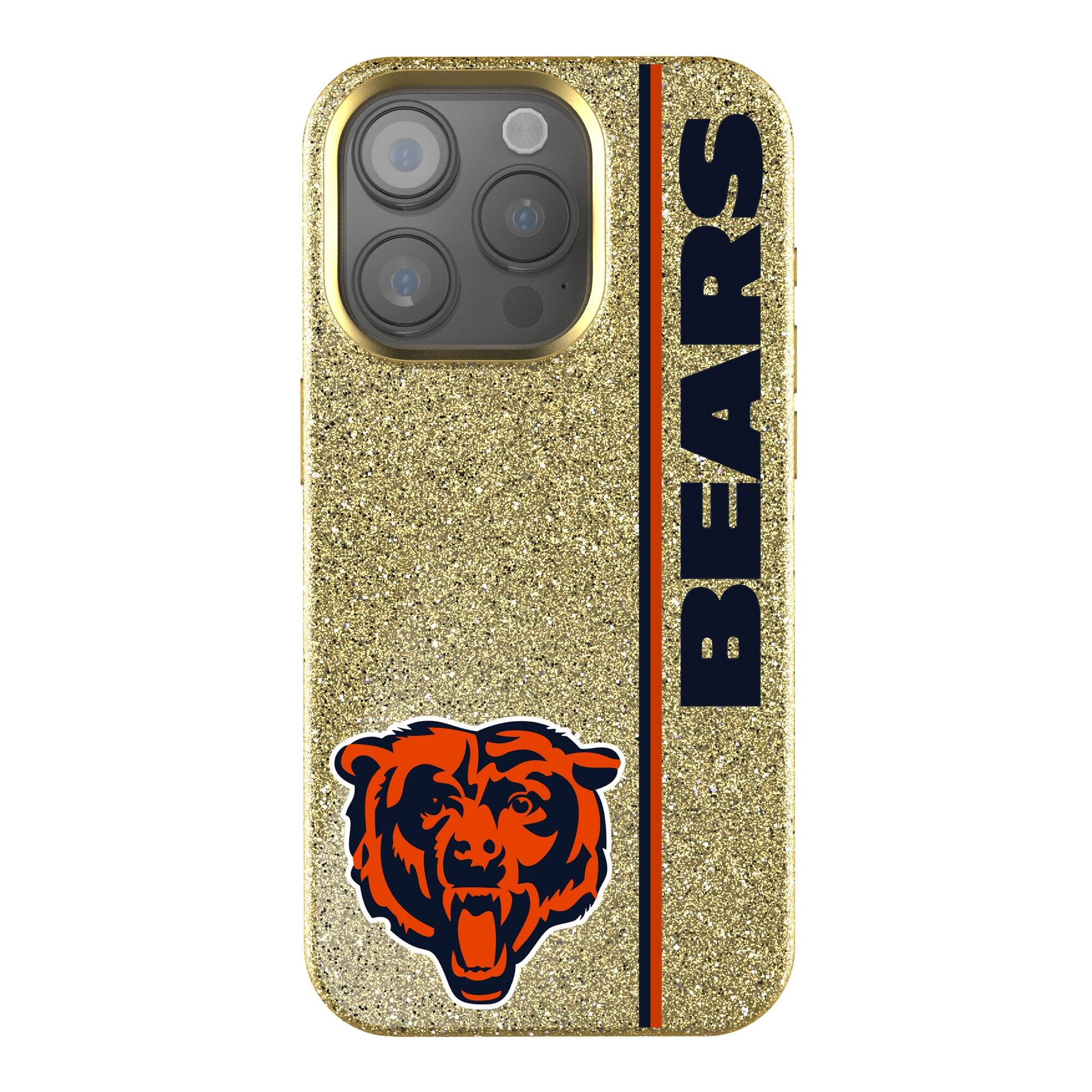 Keyscaper - NFL - Chicago Bears iPhone Bling Case - 14 - Gold