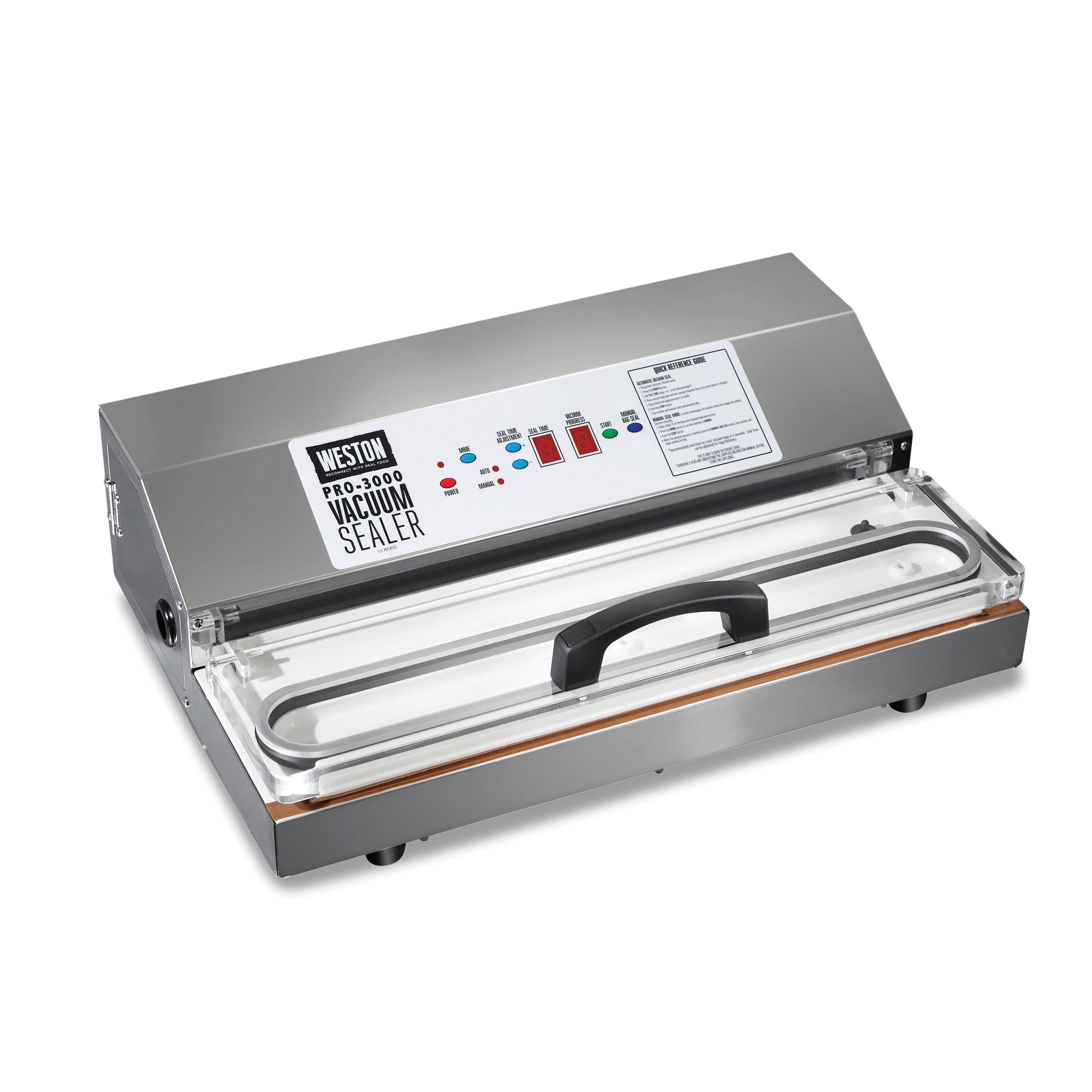 Weston - Pro 3000 Programmable Vacuum Sealer - Stainless Steel