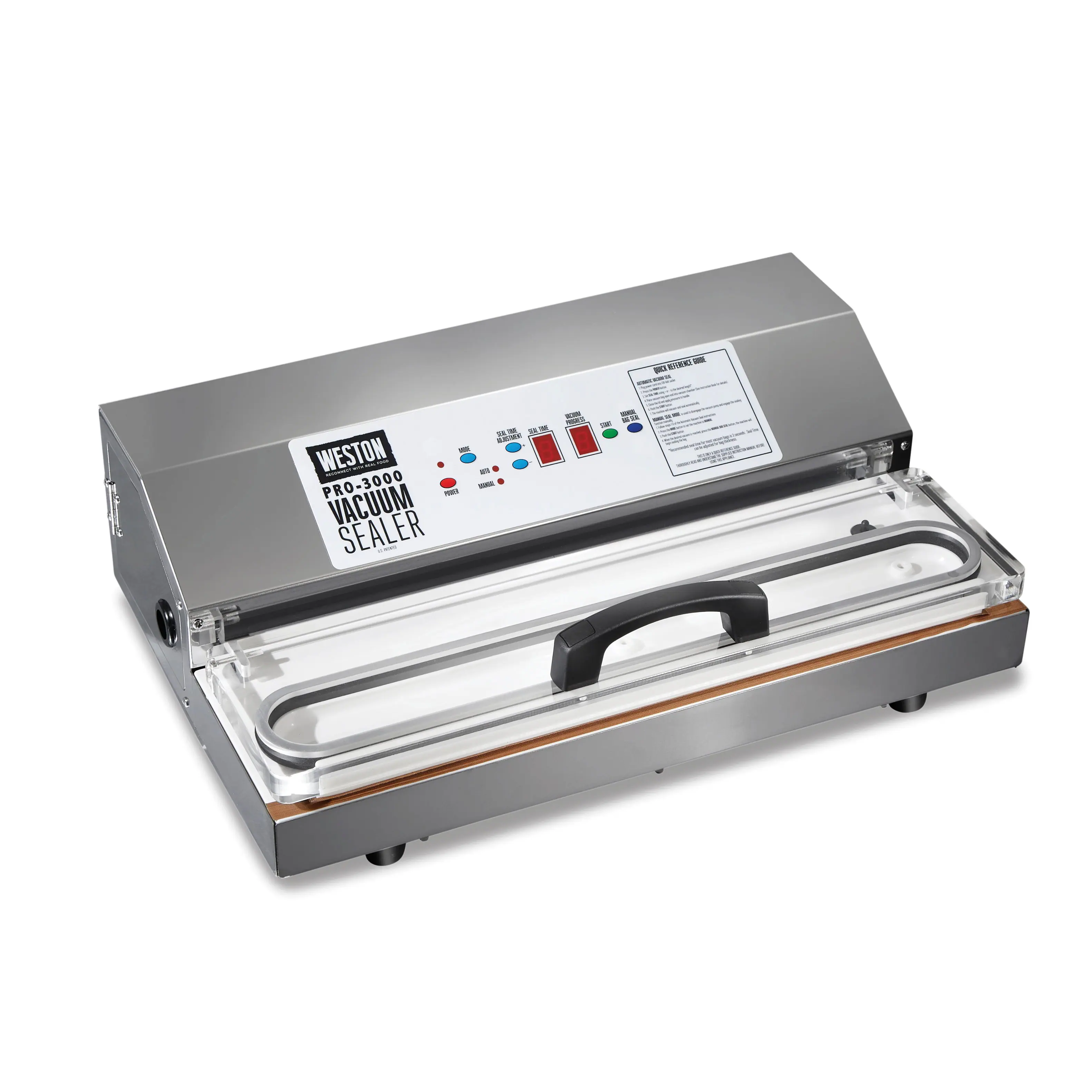 Weston - Pro 3000 Programmable Vacuum Sealer - Stainless Steel