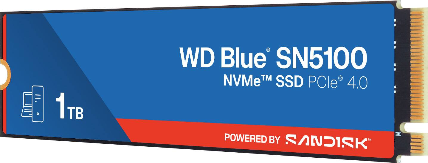 WD Blue SN5100  
NVMe™ SSD PCIe® 4.0  
1TB  
POWERED BY SANDISK