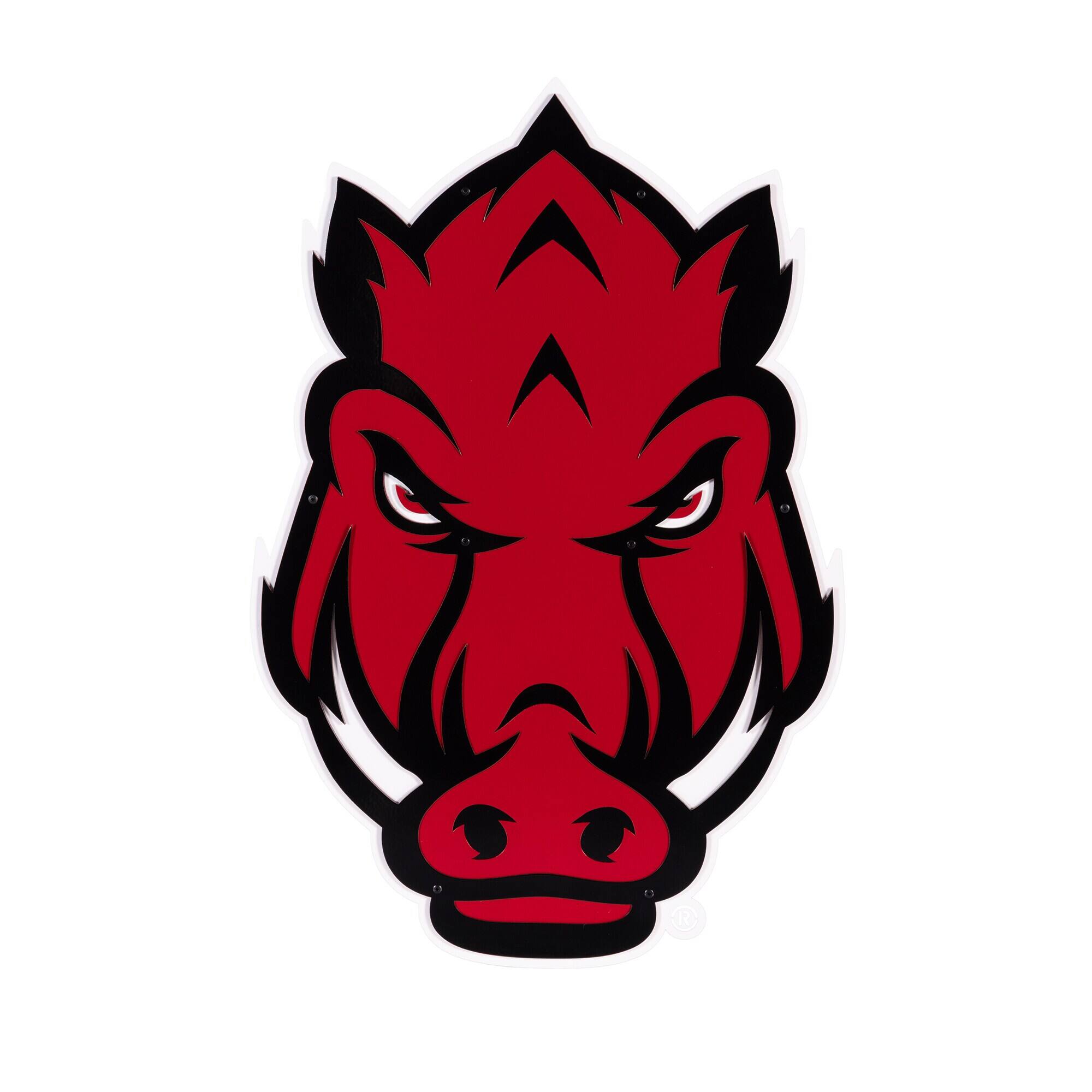 Arkansas Razorbacks 23" Layered Metal Wall Art Sign