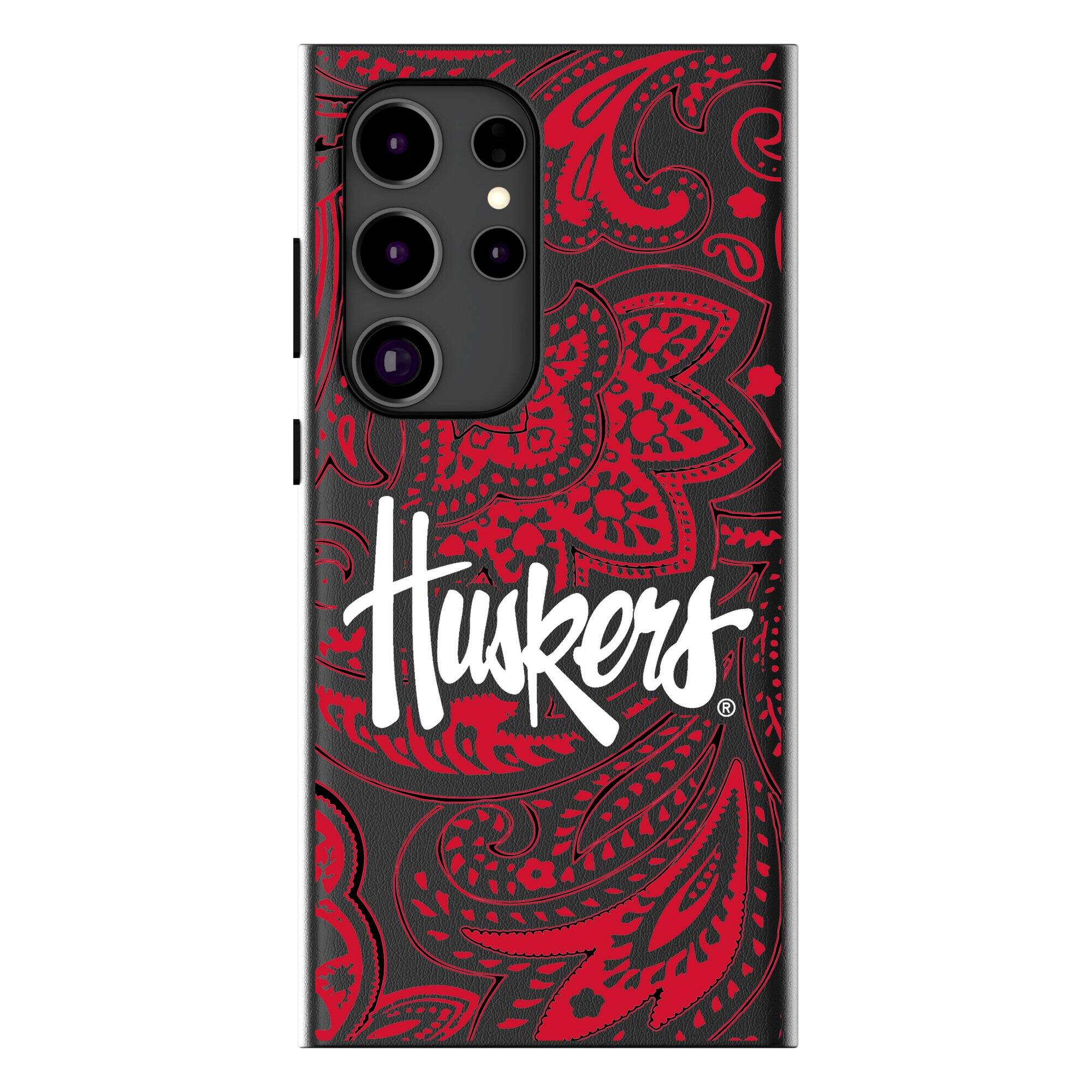 Keyscaper - NCAA - Nebraska Huskers Paisley Galaxy Magnetic Bump Case - S24 - Black price history on PriceWatchPro
