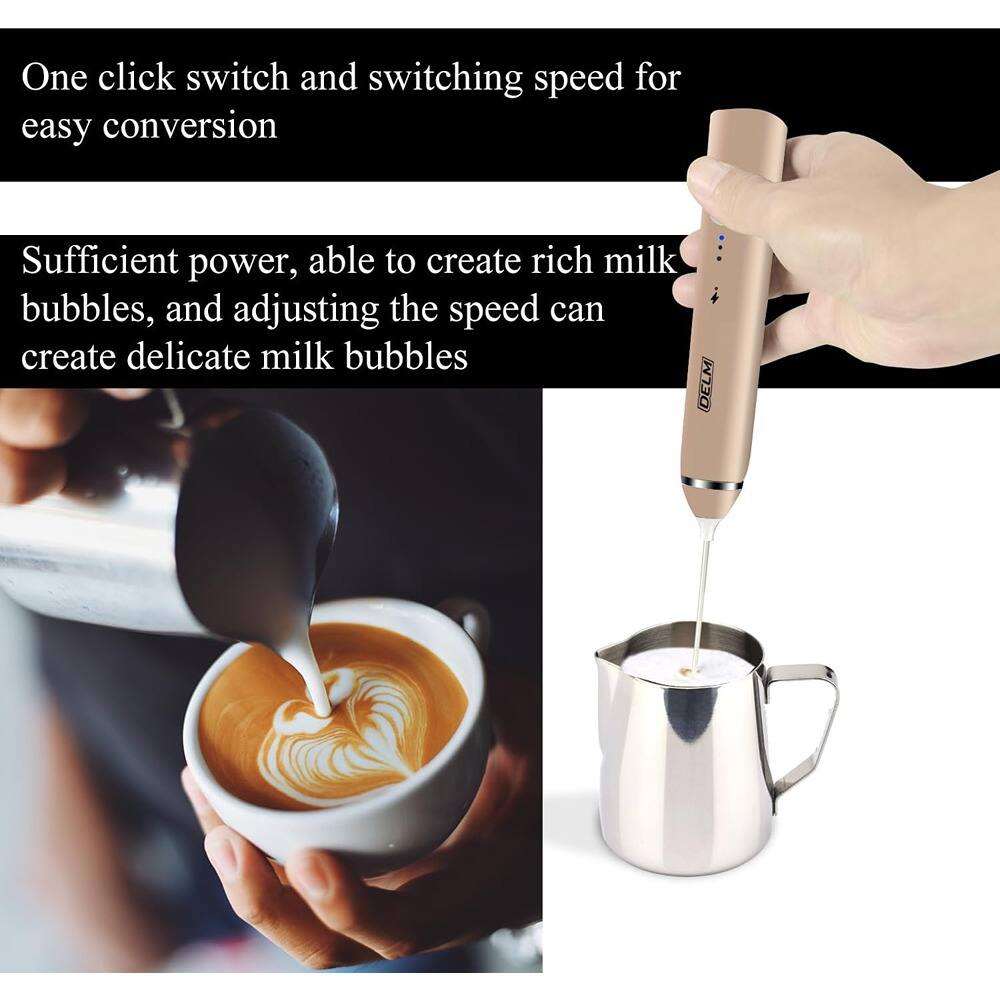 One click switch and switching speed for easy conversion

Sufficient power, able to create rich milk bubbles, and adjusting the speed can create delicate milk bubbles