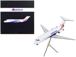 GeminiJets - McDonnell Douglas DC-9-15F Commercial Aircraft Ameristar Air Cargo White Blue Red Stripes Gemini 200 1/200 - White with Blue