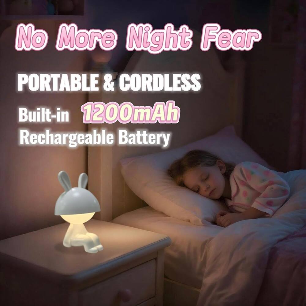No More Night Fear

PORTABLE & CORDLESS

Built-in 1200mAh Rechargeable Battery