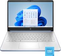 HP - 14" Laptop - Intel N150 Processor (2025) - 4GB Memory - 128GB UFS - Sky Blue - Front_Zoom