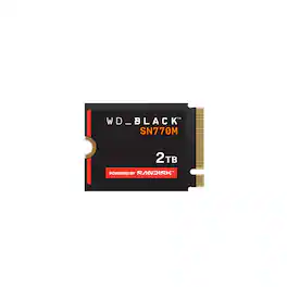 WD - BLACK SN770M 2TB Internal SSD PCIe Gen 4 x4 M.2 2230 for ROG Ally and Steam Deck
