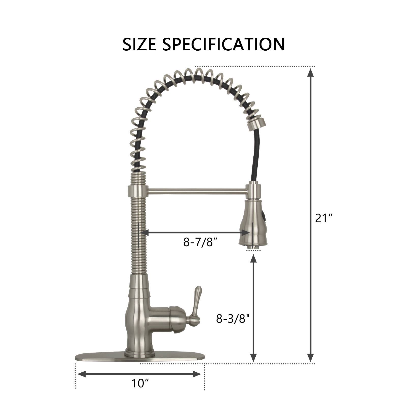 SIZE SPECIFICATION  
21"  
8-7/8"  
8-3/8"  
10"