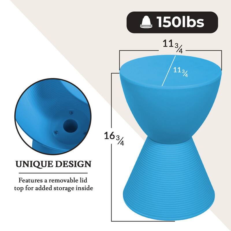 150 lbs

11 3/4

16 3/4

UNIQUE DESIGN

Features a removable lid top for added storage inside