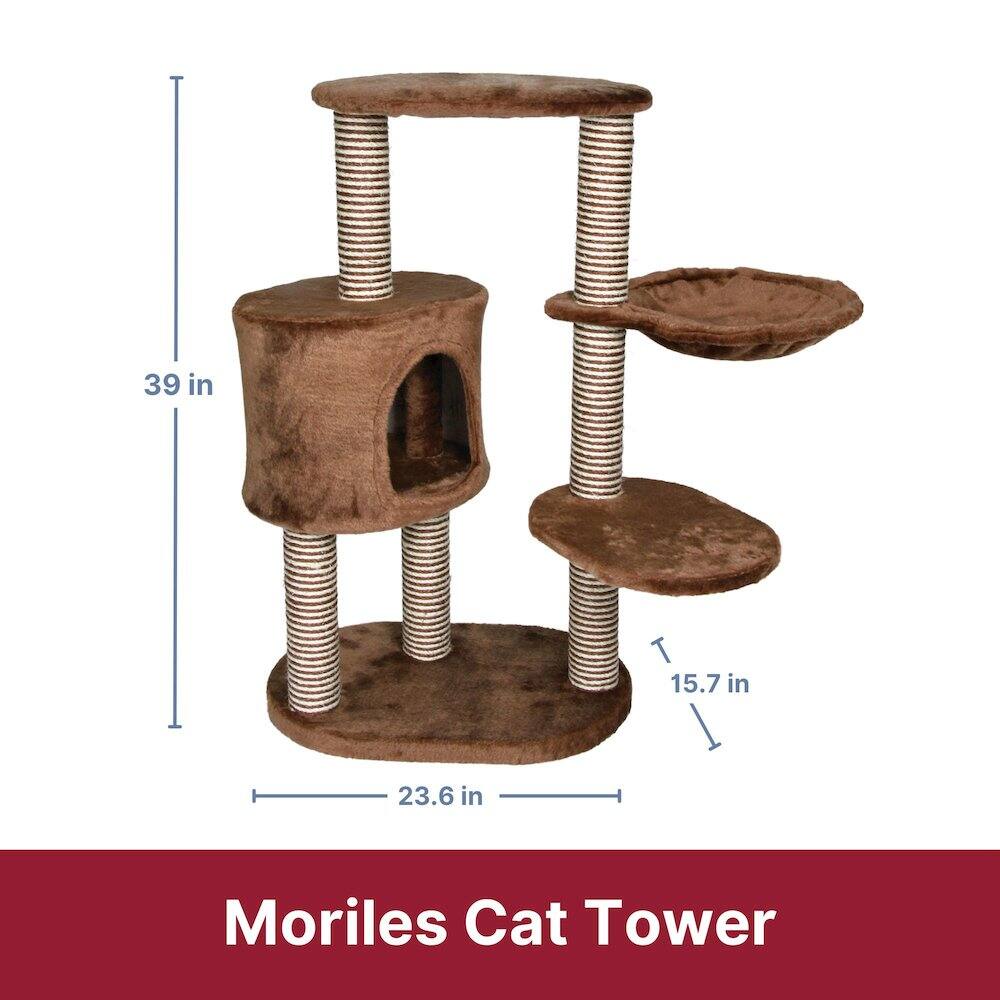 39 in  
15.7 in  
23.6 in  
Moriles Cat Tower