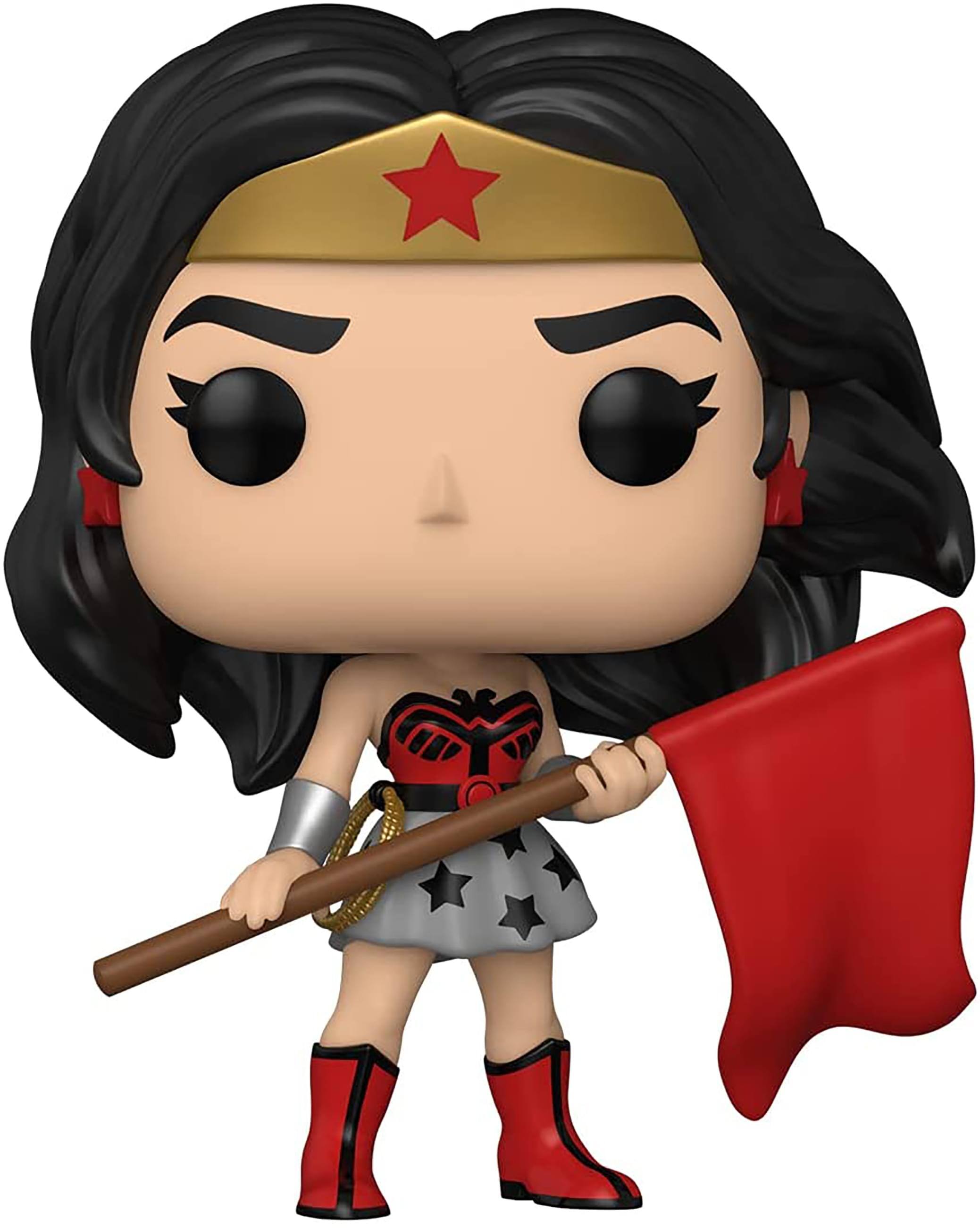 Front. DC Comics - DC Comics Funko POP Vinyl Figure | Red Son Wonder Woman - Red.