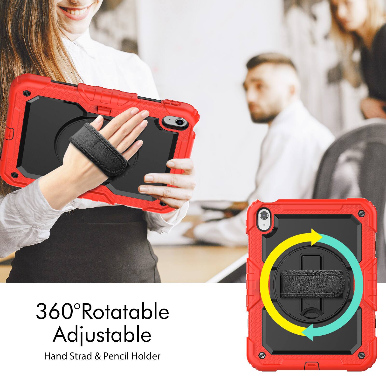 360° Rotatable Adjustable Hand Strad & Pencil Holder