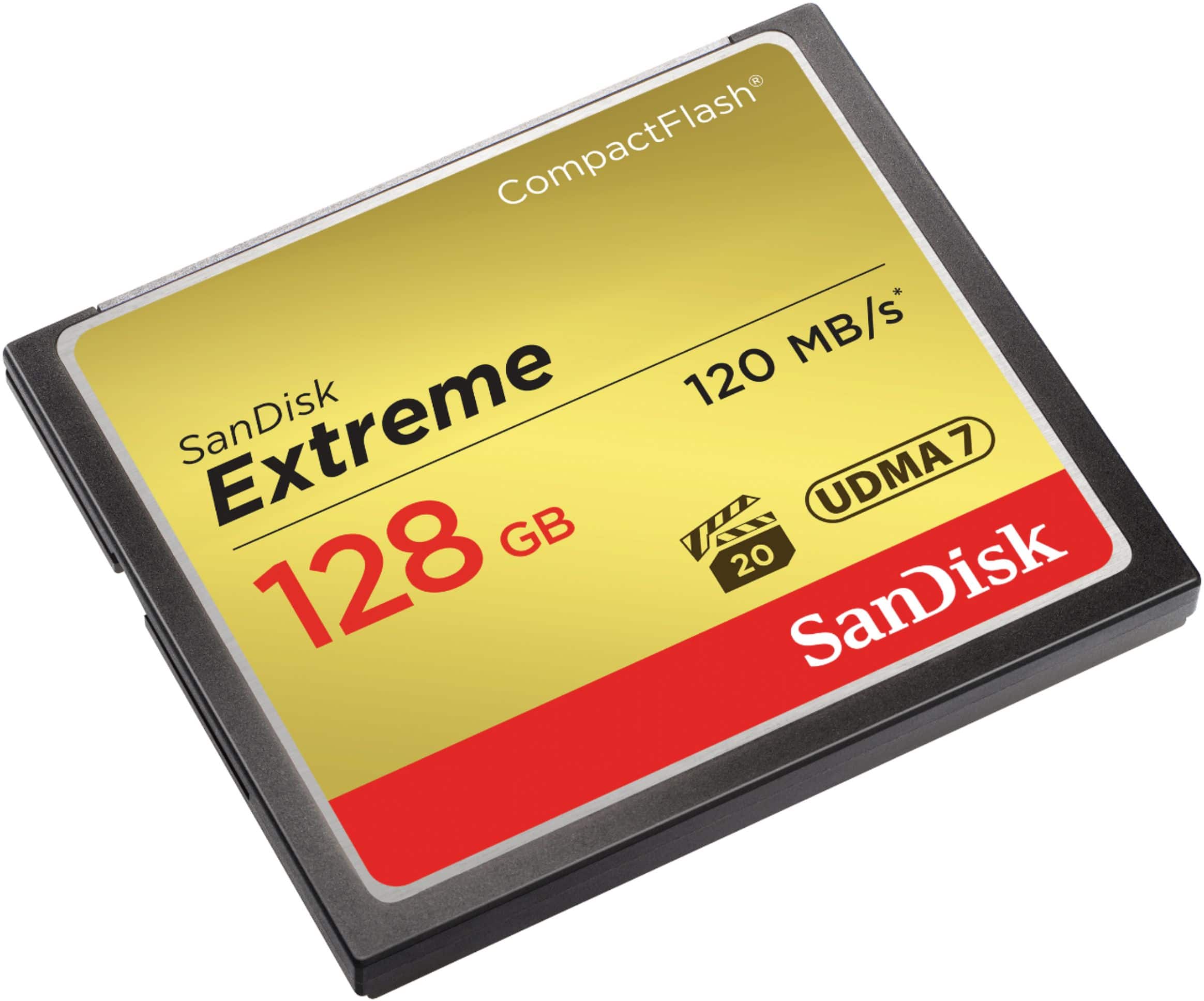 Alt View 11. SanDisk - Extreme 128GB CompactFlash (CF) Memory Card - Gold.