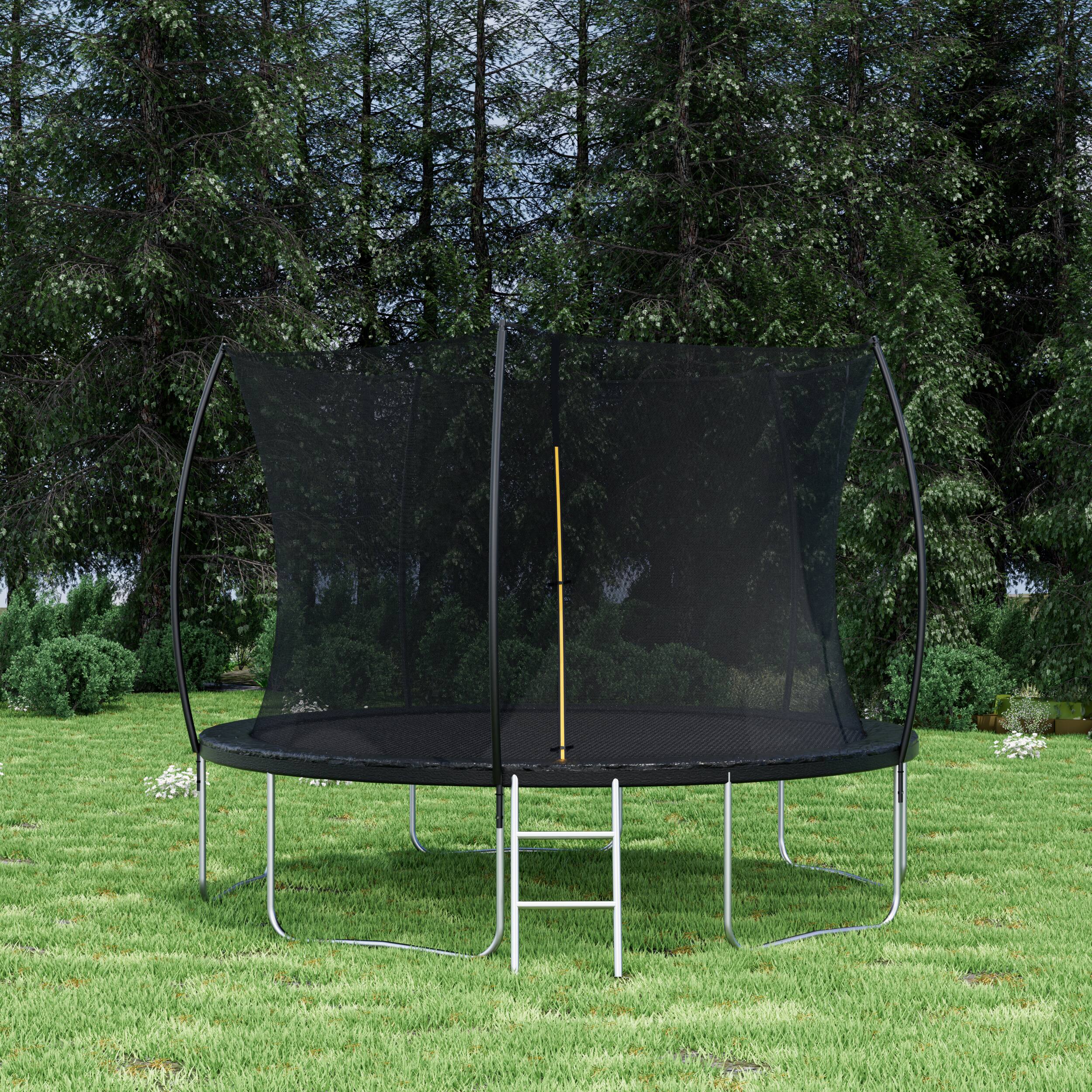 Alt View 1. LOVMOR - Lovmor 12 FT Trampoline with Ladder and Safety Enclosure Recreational Trampoline for Adults.