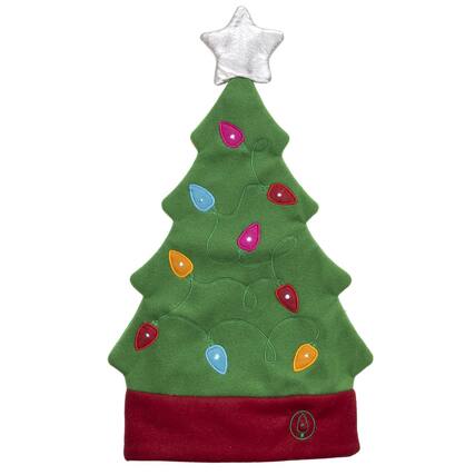 Front. Dyno - Dyno 17 in. Christmas Tree/LED Santa Hat 1 pk (Case of 12) - Multicolored.