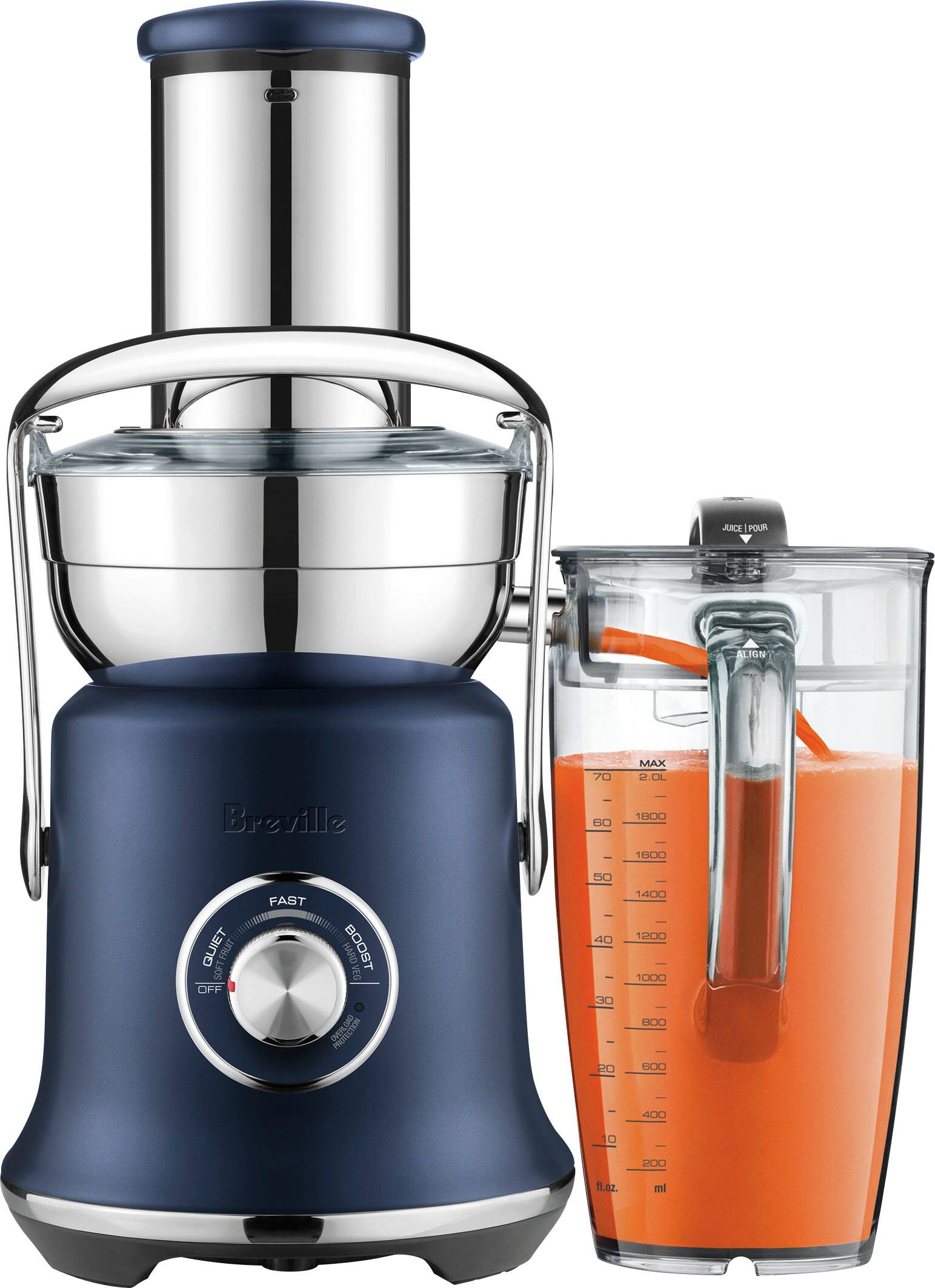 JRCE | POUR ALIUN 70 MAX R.OL Breville I 0O I 1000 1600 S0 GUIET FRUT SOFT OFF FAST HARD BOOST VEG UVFRL PROTECTION I 40 I 30 ee PO 1400 1200 1000 800 600 e ee 400 a 200 f1.oz. ml

MAX  
70 2.0L  
60 1800  
50 1400  
40 1200  
30 1000  
20 800  
10 600  
1.oz. ml