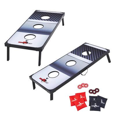 Backyard Hero 2 in 1 Cornhole Toss and Washer Toss Game – 48 Backyard Hero 2 in 1 Cornhole Toss and Washer Toss Game – 48