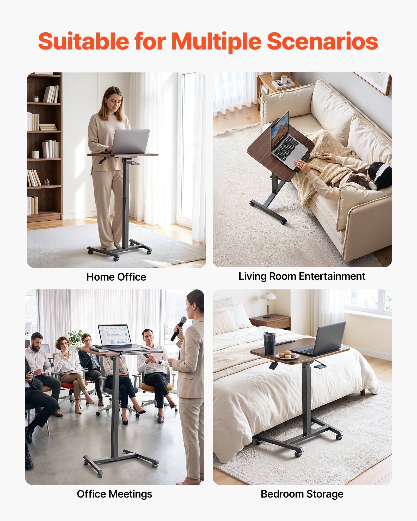 Suitable for Multiple Scenarios

Home Office

Living Room Entertainment

Office Meetings

Bedroom Storage