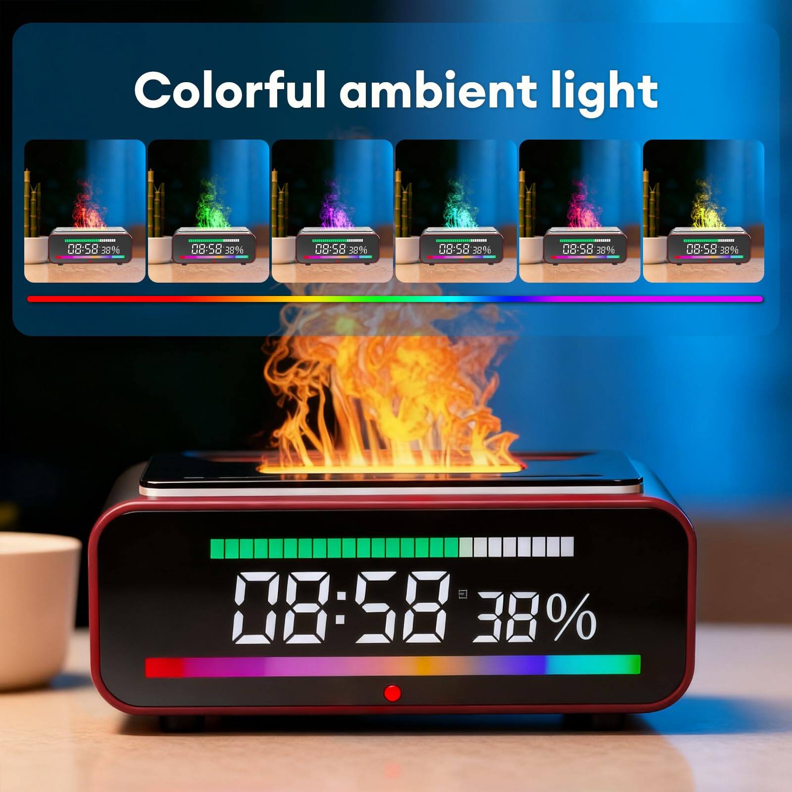 Colorful ambient light  
08:58 38%  
08:58 38%  
08:58 38%  
08:58 38%  
08:58 38%  
08:58 38%