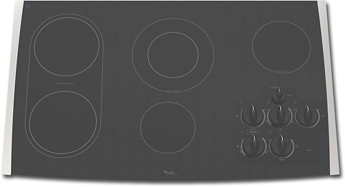 Best Buy Whirlpool Gold 36 Built In Electric Cooktop Black On