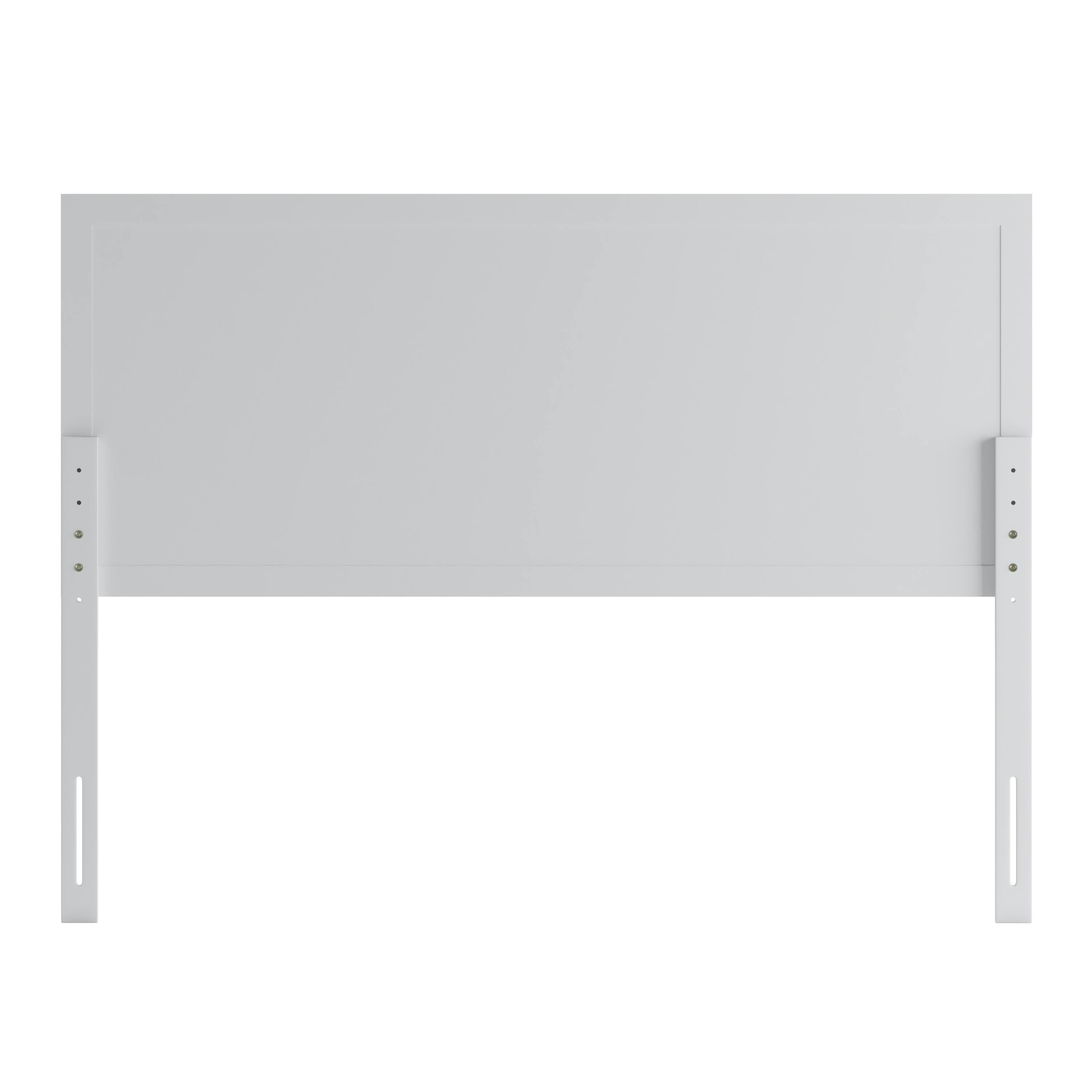 Alt View 7. Emma + Oliver - Omar Paneled Wooden Adjustable Headboard Only - White.
