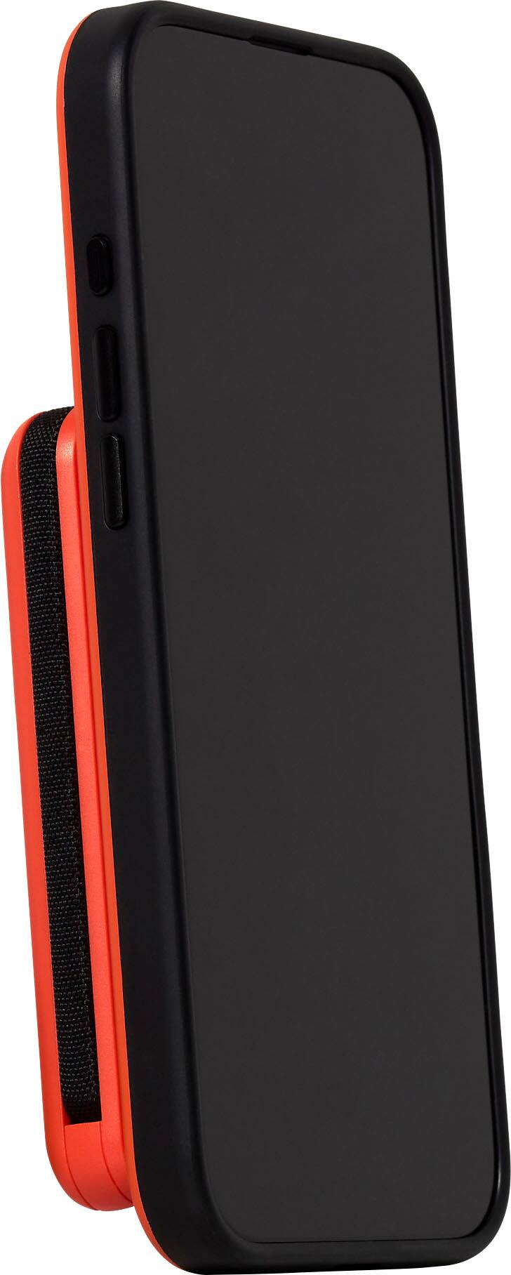 Alt View 1. The Ridge Wallet - MAGSAFE POWER BANK 10,000mAh 20w 5-in-1 with integrated lightning and USB-C cables, Apple Watch charging, and Kickstand - Orange.