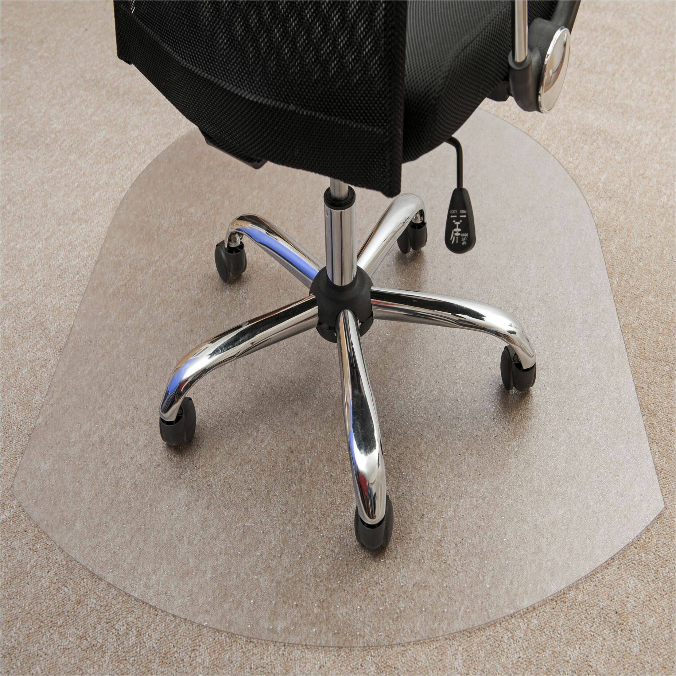 Alt View 18. Floortex - Ultimat Polycarbonate Contoured Chair Mat for Carpets up to 1/2'' - 39 x 49'' - Clear.