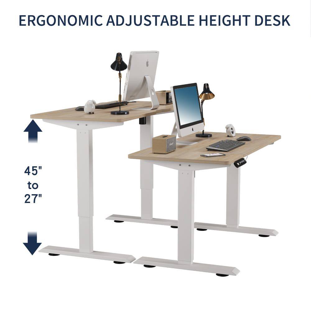 ERGONOMIC ADJUSTABLE HEIGHT DESK  
45" to 27"