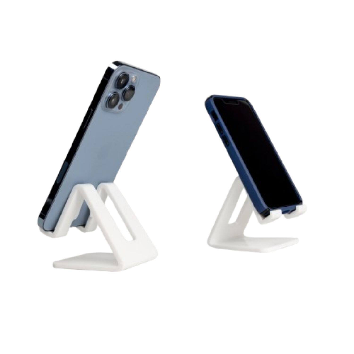Stock Preferred - Cell Phone Desktop Stand – Universal Smartphone Holder 2pcs - White