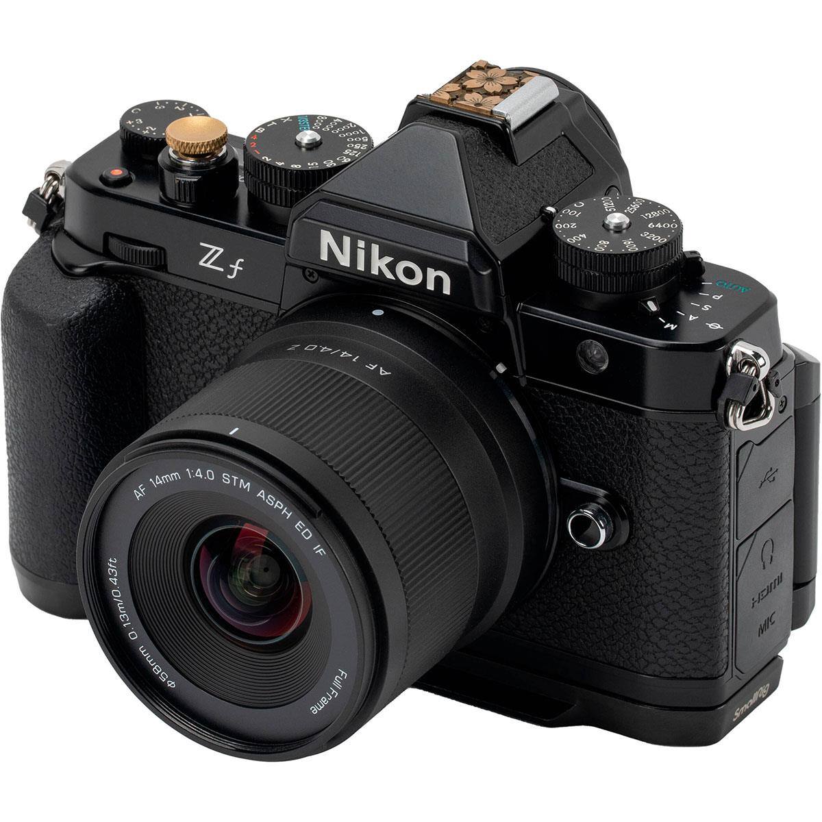Nikon Z f AF 14mm 1:4.0 AF STM ASPH ED IF 43ft 13m/0.43ft 58mm FullFrame H MIC
