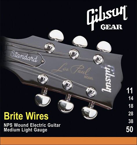 Front Standard. Gibson - Brite Wires Nickel-Plated Steel Electric Guitar Strings.
