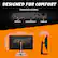 DESIGNED FOR COMFORT
Connectivity at its best.
HDMI 2.0
DisplayPort 1.4
Audio out
Height: 20.33"
Width: 24.1"
Depth: 9.43"
VESA Mount: 100mm x 100mm