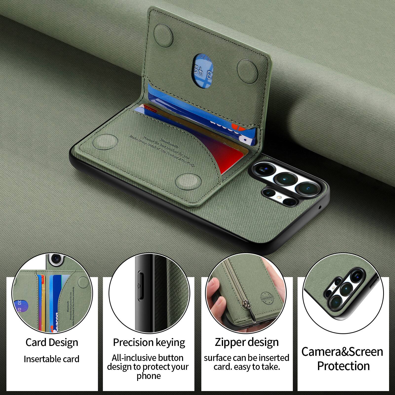 070 S a adeat t 10 CCLEG Card Design Insertable card Precision keying All-inclusive button design to protect your phone LMAR Zipper design Camera&Screen surface can be inserted card. easy to take. Protection