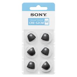 Sony - CRES2CM 3 Pair Medium Closed Sleeve for CRE C20 OTC Hearing Aid - Black