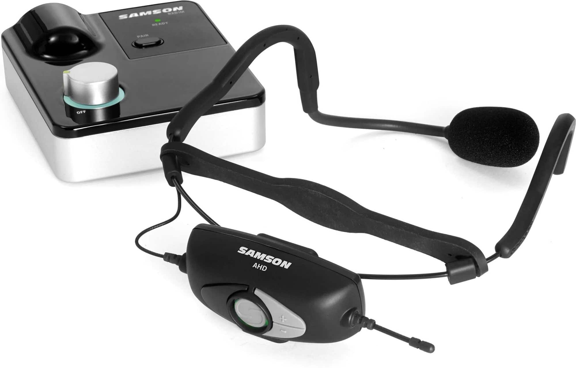 Samson - AirLine XDm Fitness Headset Digital Wireless Microphone System with Tabletop Receiver price history on PriceWatchPro