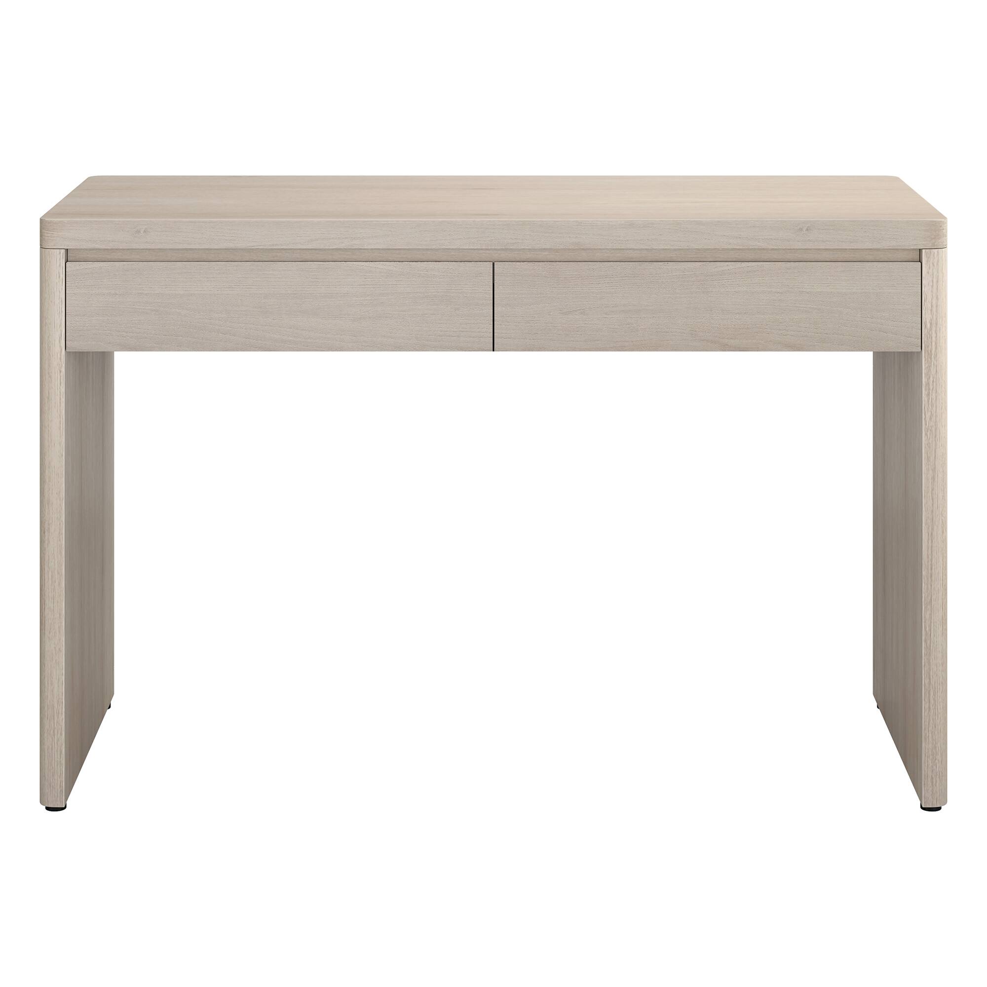 Alt View 1. Hudson&Canal - Ashcroft 48'' Wide Rectangular Desk - Alder White.