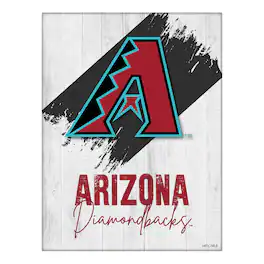 Holland Bar Stool Co. - Arizona Diamondbacks 24" x 32" Team Canvas Wall Art - Multicolor