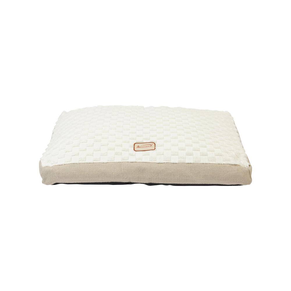 Alt View 6. Armarkat - Large With Handle Dog Crate Mat With Poly Fill Cushion and Removable Cover - Beige.