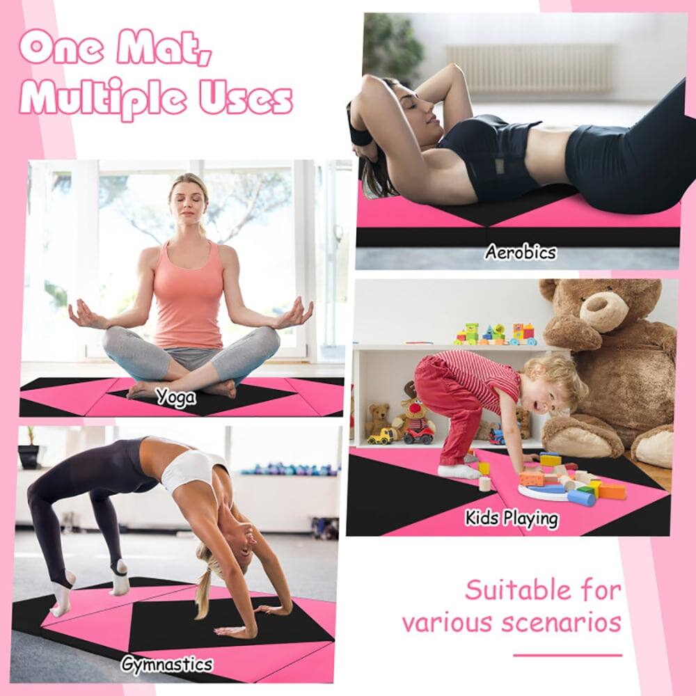 One Mat, Multiple Uses  
Aerobics  
Yoga  
Kids Playing  
Gymnastics  
Suitable for various scenarios