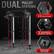 DUAL PULLEY SYSTEMS 1:1 PULLEY RATIO - 2 INDEPENDENT WEIGHT HOLDER - SEATED ROW FOOT PEDAL