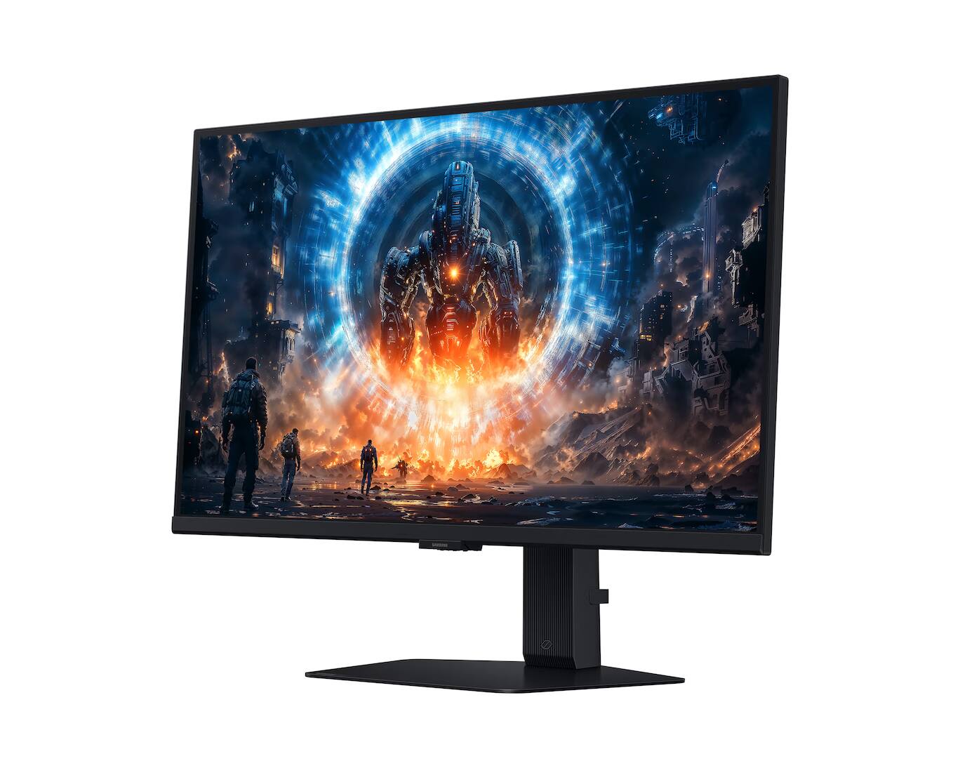 Angle. Samsung - Samsung 27" Odyssey G6 G60F QHD 350Hz Gaming Monitor - LS27FG600ENXZA - Black.
