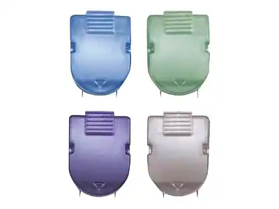 Front. Advantus - Panel Wall Cubicle Clips, Assorted Metallic Colors, 20/Box - Assorted Metallic Colors.